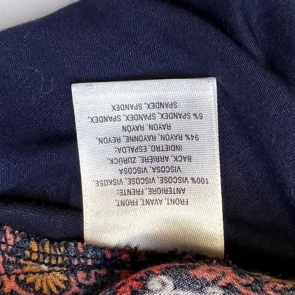 Anthropologie Vanessa Virginia Printed Sleeveless Blouse Women’s Large - Picture 6 of 12